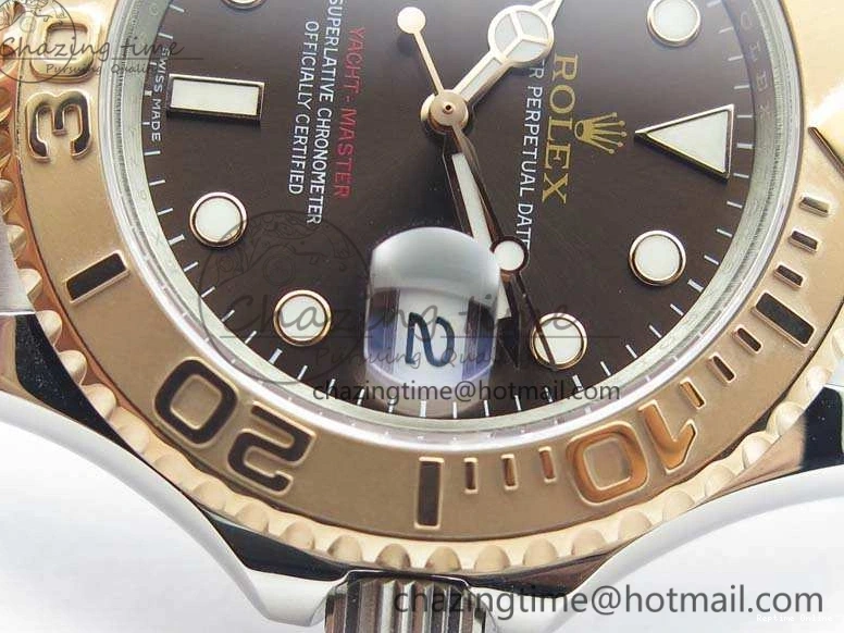 0223 Yacht-Master 116621 ARF 1:1 Best Edition Brown Dial On SS RG Bracelet A Affordable 3547